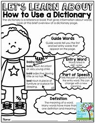 Image result for 2nd Grade Dictionary Worksheets