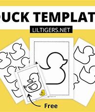 Image result for Paper Duck Print Outs