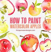 Image result for Green Apple Water Paint