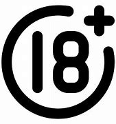 Image result for 18 Plus Symbol