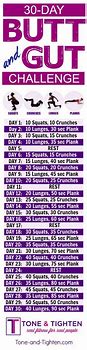 Image result for 30-Day Workout Challenge for Beginners Chart