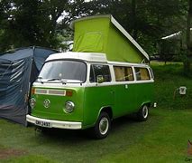 Image result for Blue VW Camper Van