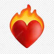 Image result for Heart Broken Emoji On Fire