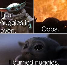 Image result for Baby Yoda Rude Meme