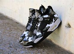 Image result for Jordan 4 Military Camo