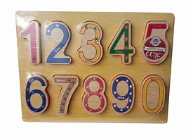 Image result for Wooden Number Matching Puzzle
