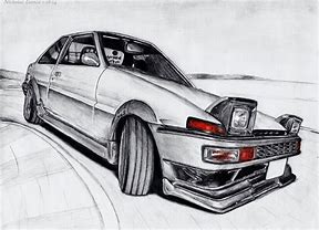 Image result for Toyota AE86 Drawing