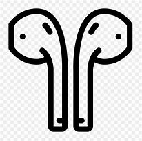 Image result for Black and White Apple Earbuds