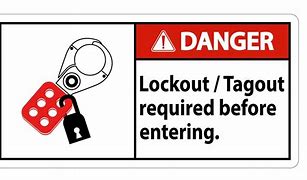 Image result for Lockout/Tagout Clip Art