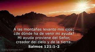 Image result for Psalms 121 1 2 in Spanish