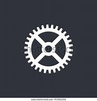 Image result for White Gear Icon