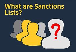 Image result for Sanctions List