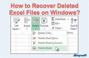 Image result for How to Recover Data in Excel