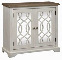 Image result for Mirrored Accent Cabinet