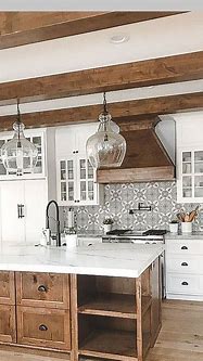 Image result for Rustic White Kitchen