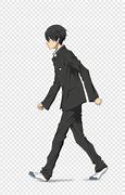 Image result for Anime Boy Walking with Black Background