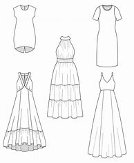 Image result for Summer Shift Dress Pattern
