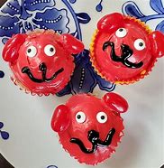 Image result for Clifford the Big Red Dog Cupcakes