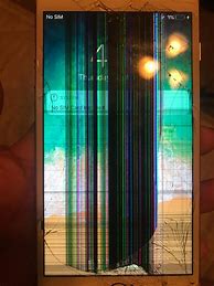 Image result for Cracked iPhone Screen with Lines