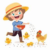 Image result for Boy Pointing a Chicken Clip Art