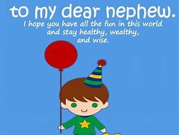 Image result for Happy Birthday to My Nephew Quotes