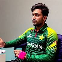 Image result for A Person Worn Pakistan's Cricket Team Kit