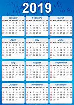 Image result for New Year's Day Calendar 2019
