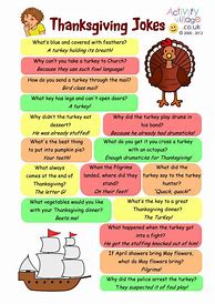 Image result for Free Printable Thanksgiving Jokes