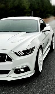 Image result for White Mustang Drag Car