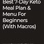 Image result for 30-Day Printable Keto Meal Planner