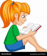 Image result for Reading a Book Cartoon Image
