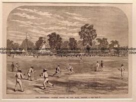 Image result for Antique Cricket Prints