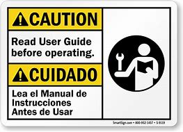Image result for User Guide Sign