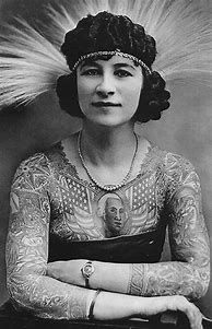 Image result for Circus Tattoo Lady