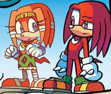 Image result for Knuckles and Tikal Meet