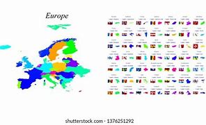 Image result for national flags europe map