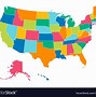 Image result for Color Map of USA