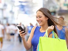 Image result for Woman Online Shopping On iPhone
