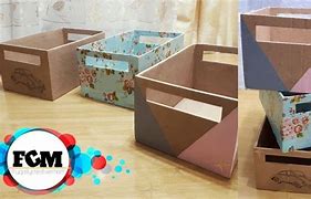 Image result for decor cardboard box