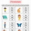 Image result for Easy Pronoun Worksheets
