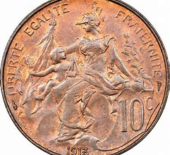 Image result for French Coins 10 Cent