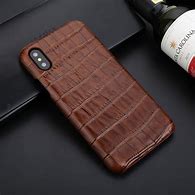 Image result for Leather Back Cover iPhone X
