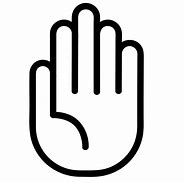 Image result for Stop Sign Hand Symbol