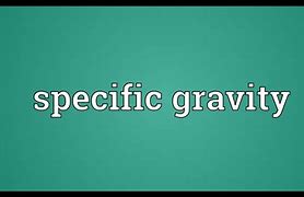 Image result for Specific Gravity of Food