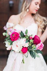 Image result for Bright Pink Wedding Flowers