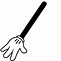 Image result for Black and White Clip Art Arm Sling