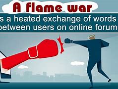 Image result for Help Keep Flame Wars Under Control