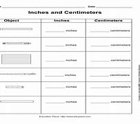 Image result for Centimeters Worksheets for 2nd Grade