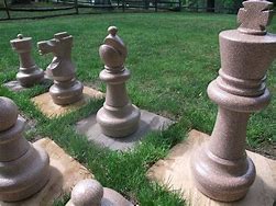 Image result for Outdoor Stone Chess Set