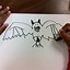 Image result for Easy to Draw Halloween Bat